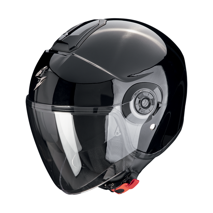 Casco Jet Scorpion Exo City II Solid Nero Lucido
