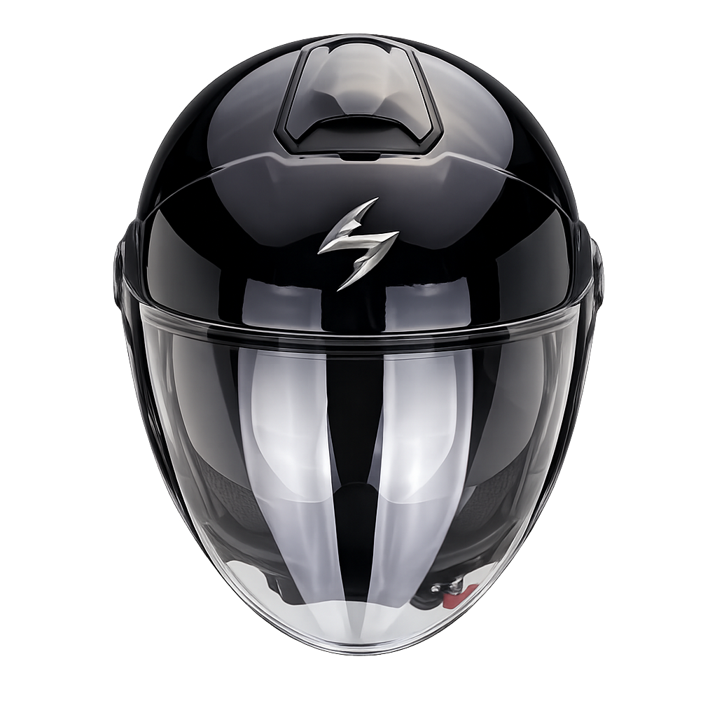 Casco Jet Scorpion Exo City II Solid Nero Lucido