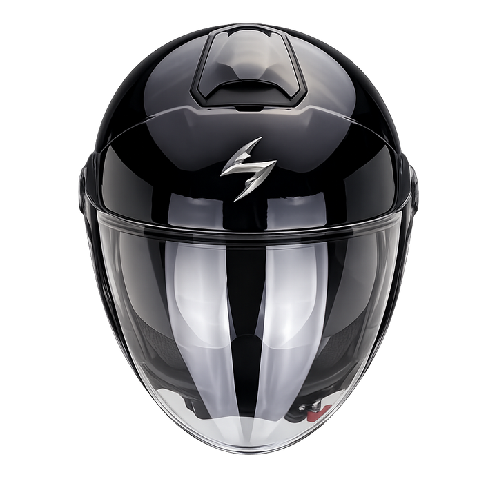 Casco Jet Scorpion Exo City II Solid Nero Lucido
