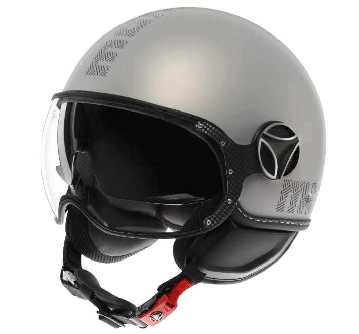 Casco Jet MomoDesign - Fgtr Evo - Hip Opaco Grigio Cerulean Grey