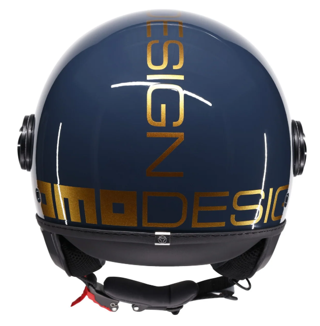 Casco Jet MomoDesign - Fgtr Classic - Flip Brass Oro