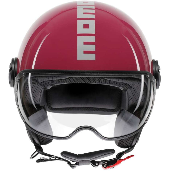 Casco Jet MomoDesign - Fgtr Classic - Candy Fucsia Bianco