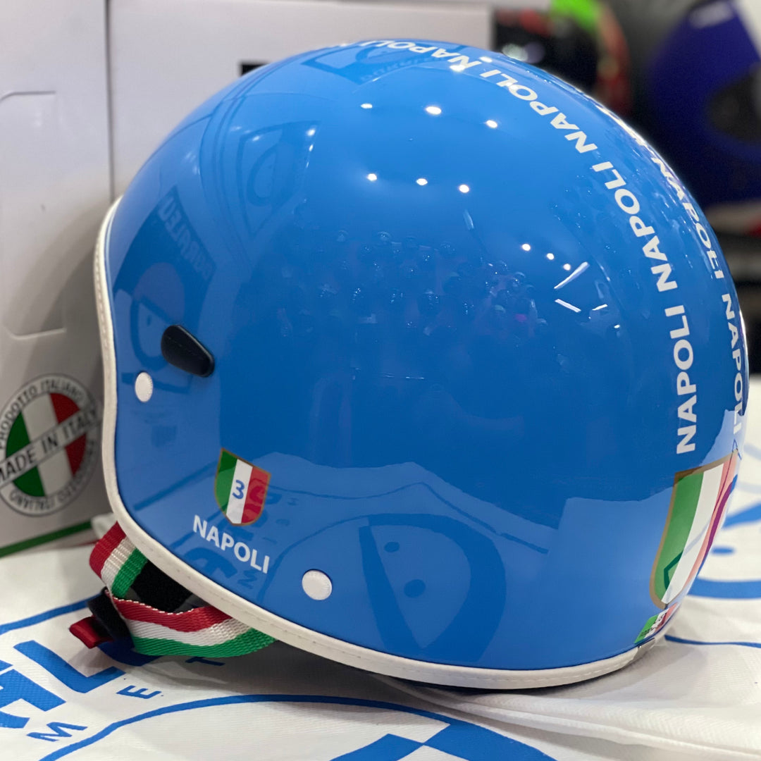 Casco Napoli Campione D'Italia 2023 -  Demi-jet Omologato