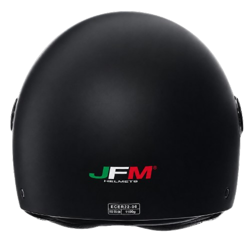 Casco Demi-Jet Jfm - 900NO Nero Opaco