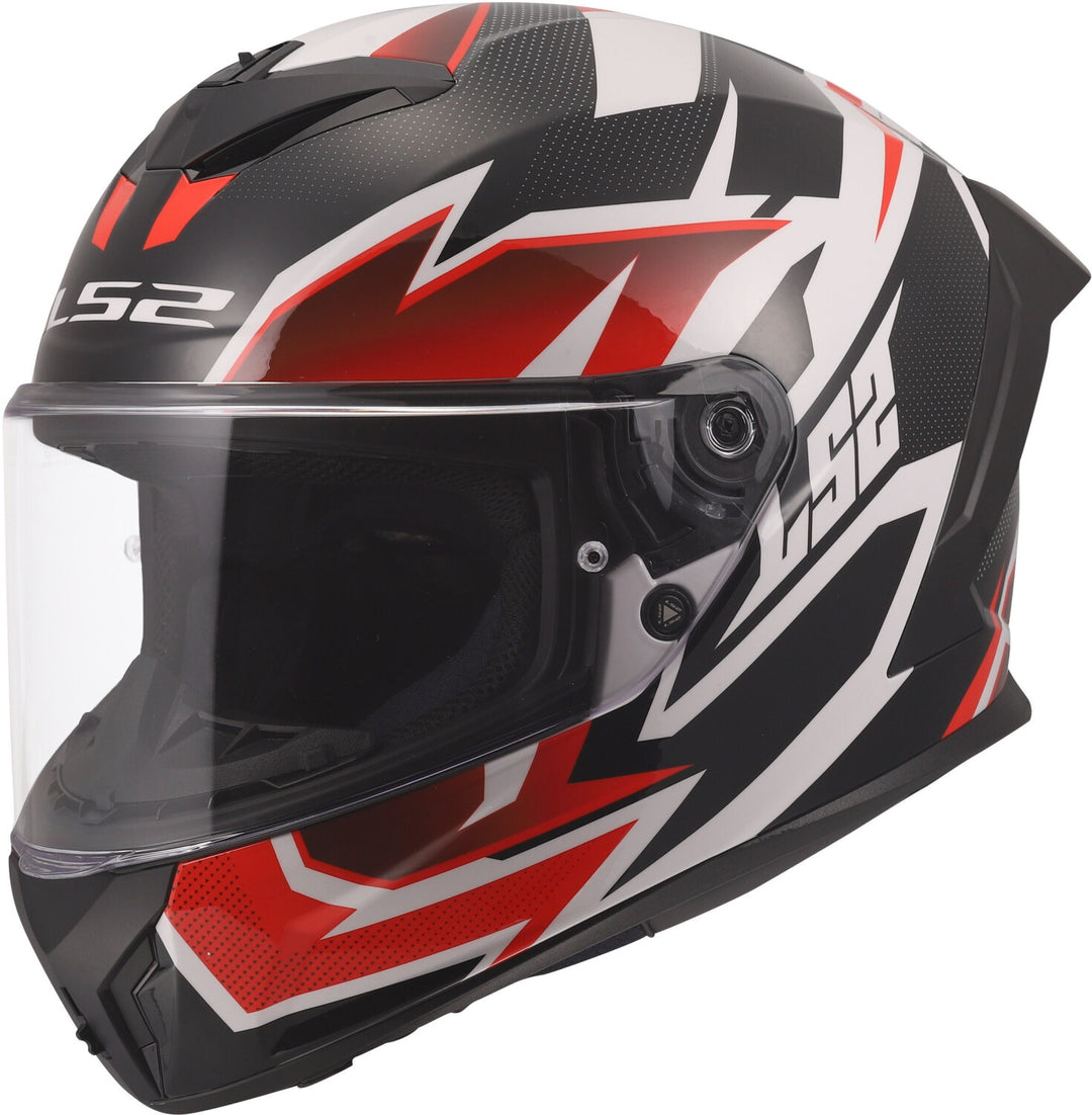 Casco Integrale LS2 Rapid III - XTREM - Bianco Nero Rosso