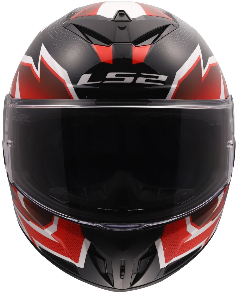 Casco Integrale LS2 Rapid III - XTREM - Bianco Nero Rosso