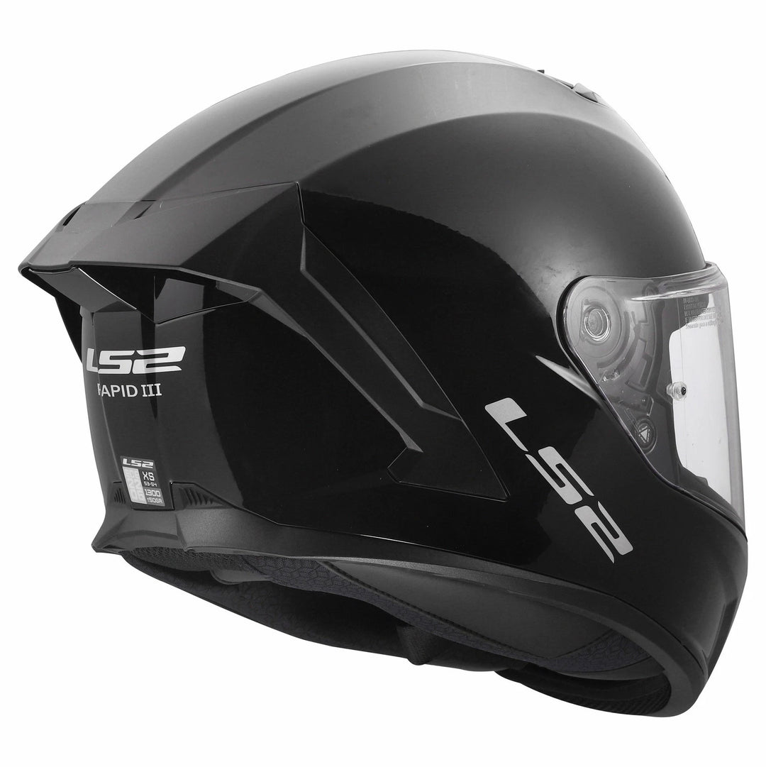 Casco Integrale LS2 Rapid III - Nero Lucido