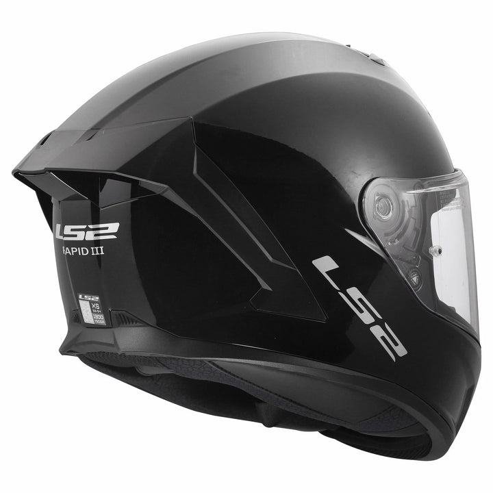 Casco Integrale LS2 Rapid III - Nero Lucido