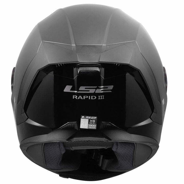 Casco Integrale LS2 Rapid III - Nero Lucido