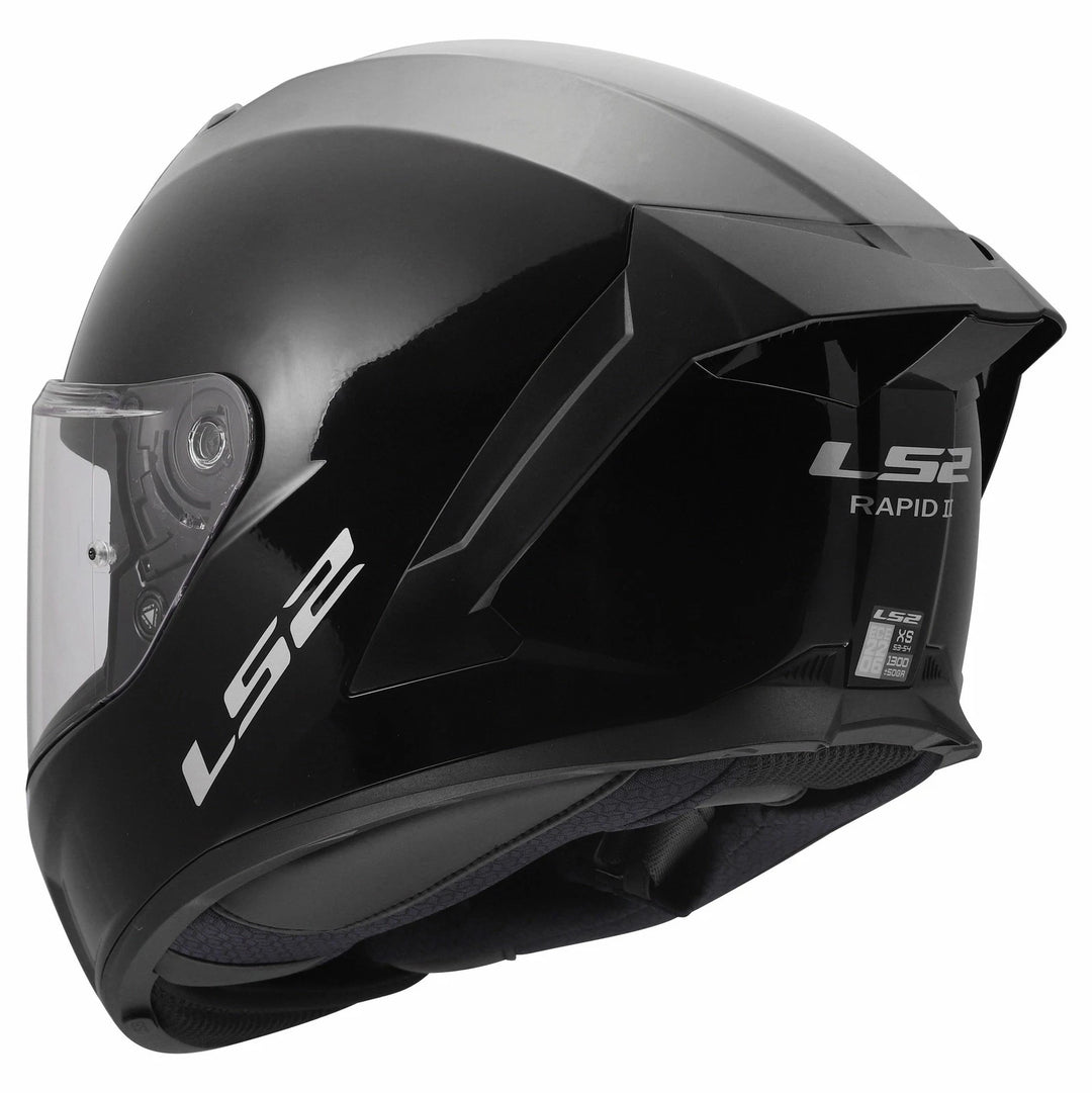 Casco Integrale LS2 Rapid III - Nero Lucido