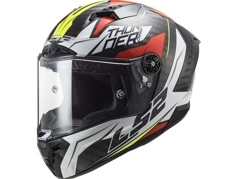 Casco Integrale LS2 - Thunder C FF805 Rosso Bianco Lucido