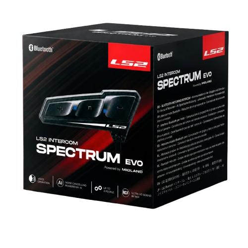 Auricolare Bluetooth® Interfono  LS2 Intercom Spectrum Evo