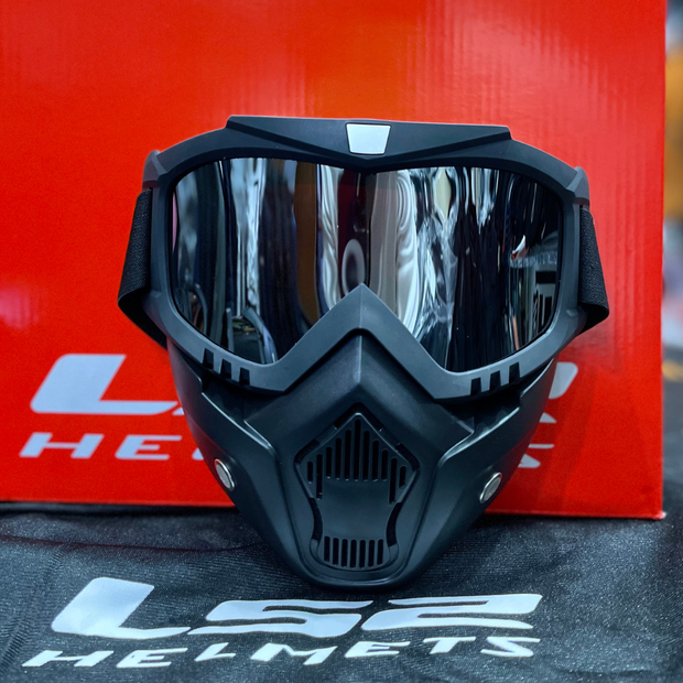 Maschera Casco universale - Silver