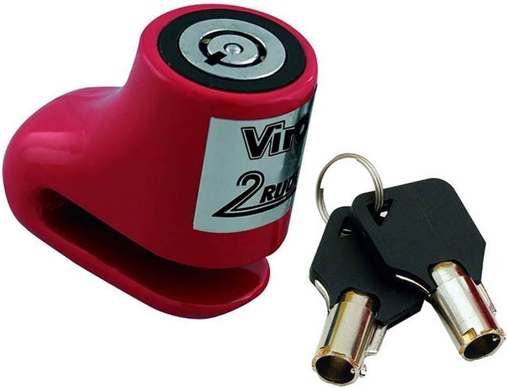 Antifurto Bloccadisco VIRO art. 135 - NEW STOPPER MOTO Ø 5,5 mm Rosso