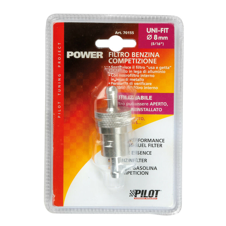 Filtro benzina competizione Power Ø 8 mm - LAMPA