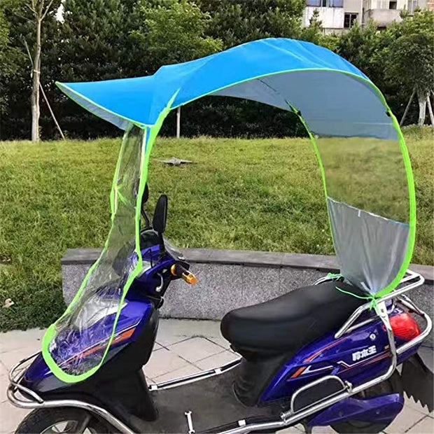 Motombrello - Copertura antipioggia per scooter, moto, bici universale