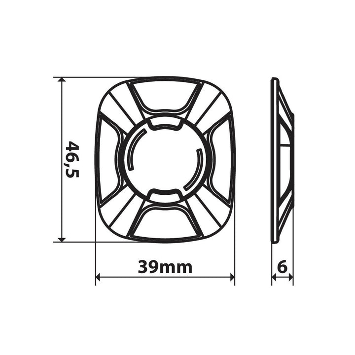 Adattatore universale - Nero - OPTILINE LAMPA