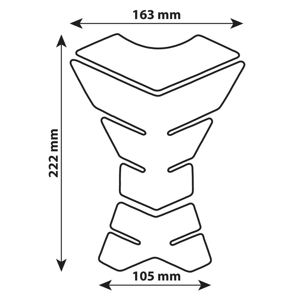 Protezione adesiva per serbatoio Pro-Tank X3 Carbon - LAMPA