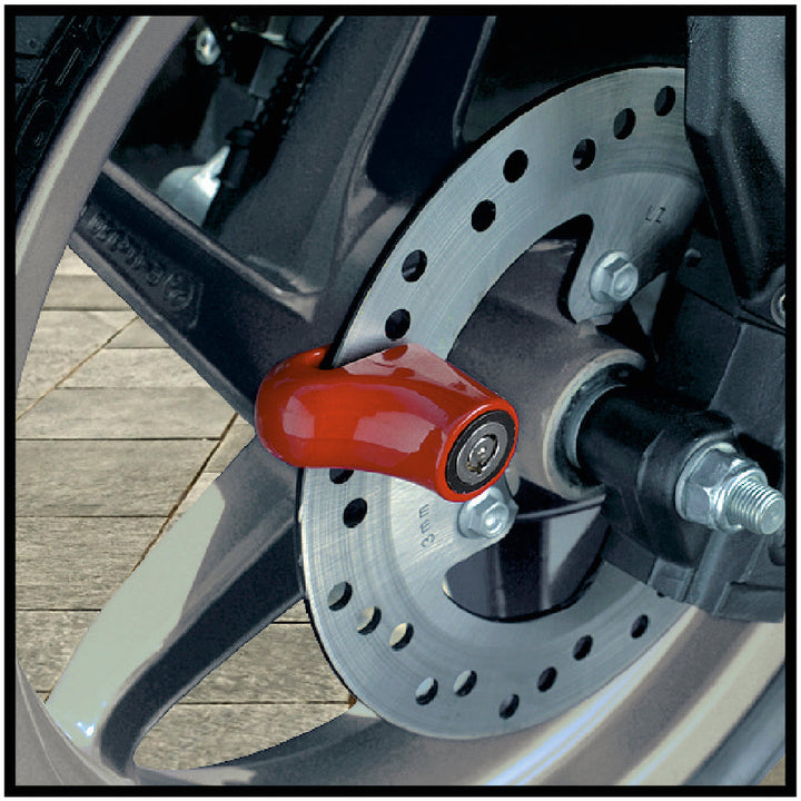 Antifurto Bloccadisco VIRO art. 135 - NEW STOPPER MOTO Ø 5,5 mm Rosso