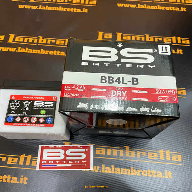 Batteria YB4L con acido