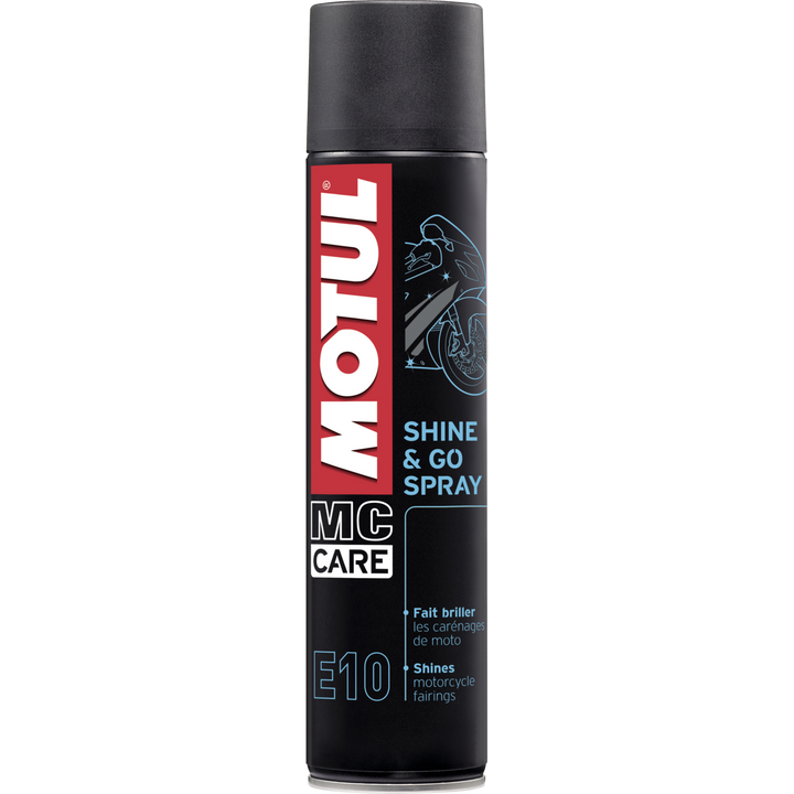 Motul MC Care E10 Shine & Go Spray - Detergente per plastica 400 ml